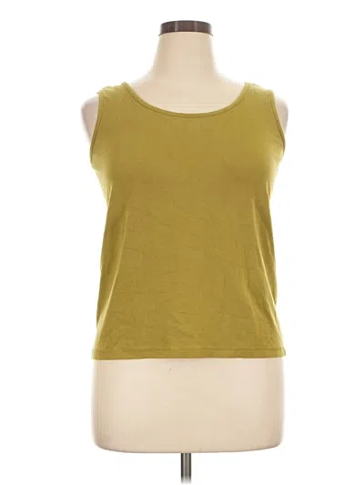 Pre-owned Attitudes By Renee Sleeveless T-shirt In Yellow