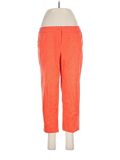 Pre-owned Attyre New York Casual Pants In Orange