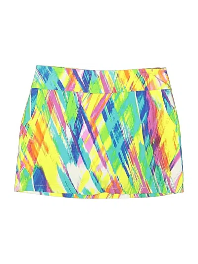 Pre-owned Attyre New York Casual Skirt In Yellow