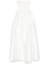 Atu Body Couture Maxikleid Mit Bandeau-style In Weiss