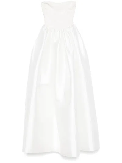 Atu Body Couture Maxikleid Mit Bandeau-style In Weiss