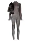Atu Body Couture Chocolate-print Jumpsuit