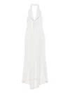 Atu Body Couture Halterneck Button-front Maxi Dress