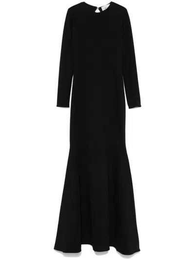 Atu Body Couture Jersey Maxi Dress In Black