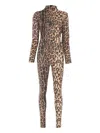 Shop Atu Body Couture Leopard-print Jumpsuit