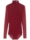 Atu Body Couture Mesh Body In Red