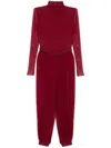 Atu Body Couture Mesh Trouser Set In Red