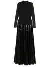 Atu Body Couture Panelled Maxi Dress In Black
