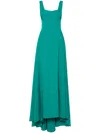 Atu Body Couture Pleated Maxi Dress In Green