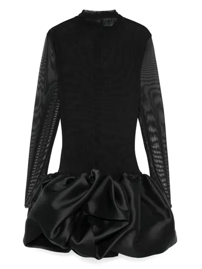 Atu Body Couture Puffball Dress In Black