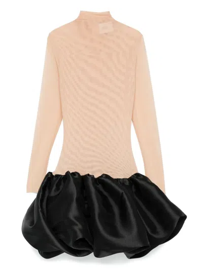 Atu Body Couture Puffball Dress In Neutrals