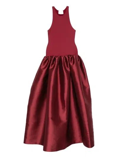 Atu Body Couture Ruffled Dress In Red