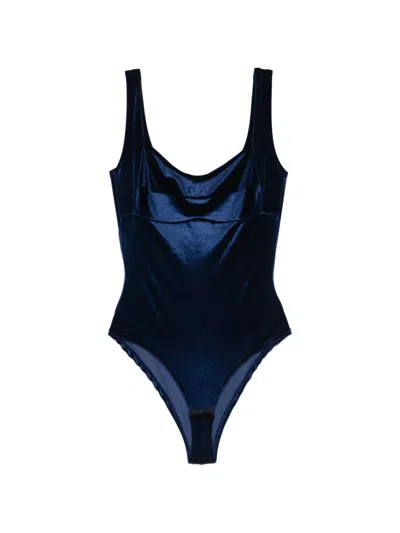 Atu Body Couture Scoop-neck Bodie In Blue