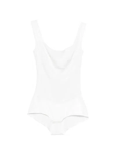 Atu Body Couture Sequin Bodysuit In White