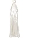 Atu Body Couture Sequinned Gown In Grey