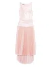 Atu Body Couture Sequinned Maxi Dress In Pink