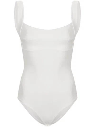 Atu Body Couture Square-neck Bodysuit In White