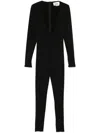 Atu Body Couture V-neck Jumpsuit In Black
