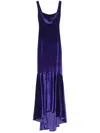 Atu Body Couture Abendkleid Aus Samt In Violett