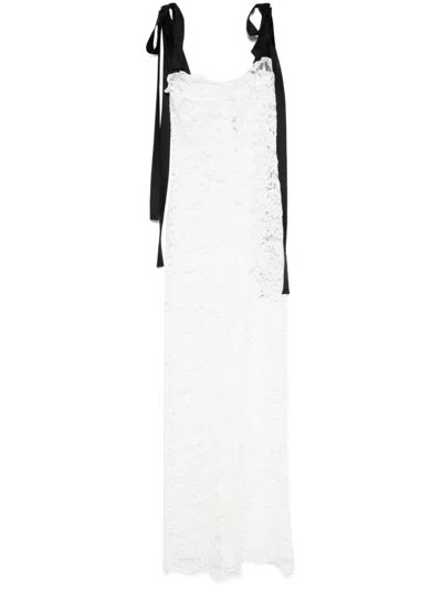 Atu Body Couture X Rue Ra Lace Maxi Dress In White | ModeSens