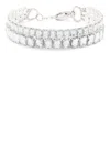Atu Body Couture Crystal Choker Necklace In 银色