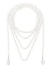 Atu Body Couture Faux-pearl Necklace In White