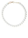Atu Body Couture Single Strand Pearl Necklace In White