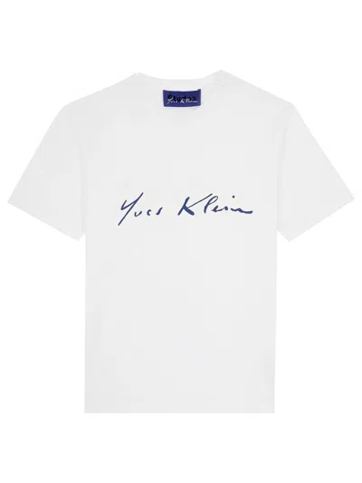 Ãtudes X Yves Klein Wonder Signature Tee In White