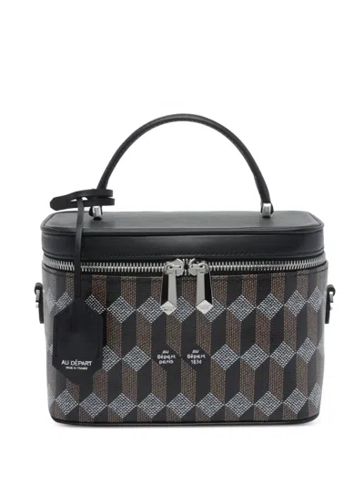 Au Depart Étoile Logo-print Mini Bag In Black