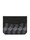 Au Depart Geometric-pattern Card Holder In Black