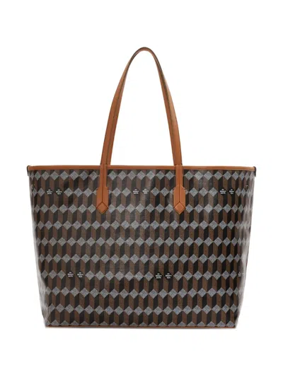Au Depart Geometric-pattern Tote Bag