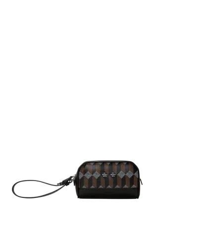 Au Depart Hexagon Pouch 15 Noir/noir In Os