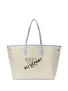 Au Depart Large No.47 Reversible Tote Bag In Purple
