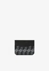 Au Depart Monogram Canvas Cardholder In Black