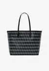 Au Depart No.47 Reversible Monogram Tote Bag In Black