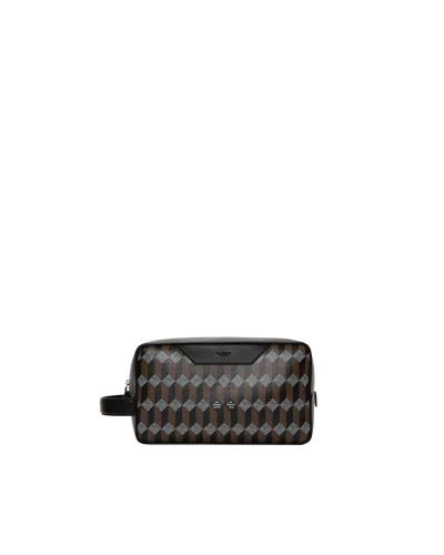 Au Depart Square Pouch 26 Noir/noir In Os