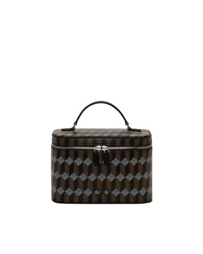 Au Depart Vanity Case 22 Noir/noir In Os