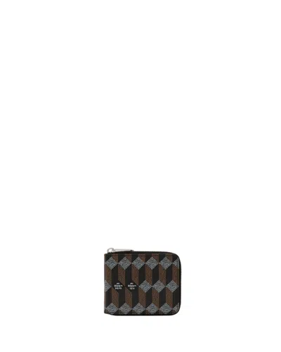 Au Depart Zip Bifold Wallet Noir/noir In Os
