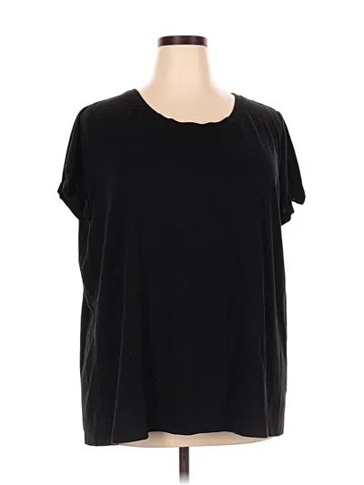 Pre-owned Au Fond Short Sleeve T-shirt In Black