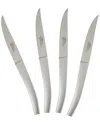 Au Nain Le Thiers Steak Knives (set Of 4) In Silver