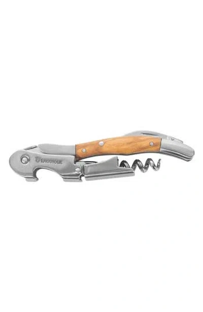 Au Nain Olive Wood Corkscrew In Multi