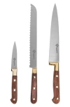 Au Nain Prince Gastronome 3-piece Kitchen Knife Set