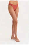 Au Naturel By Gottex Endless Summer Lily Medium Rise Pant In Clay/spi