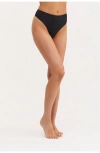 Au Naturel By Gottex Serenity Tyra High Leg High Waist Pant In Black