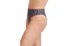 Au Naturel By Gottex Solid High Leg And High Waist Swim Bottom In Dark Olive