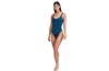 Au Naturel By Gottex Solid Textured Scoop Neck One Piece Swimsuit With Low U Back In Teal