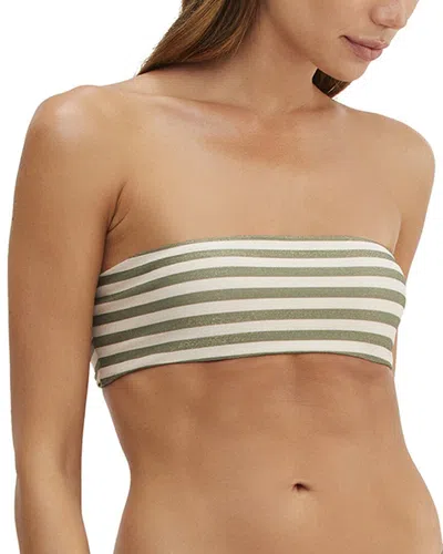 Au Naturel By Gottex Timeless Chic Emma Top In Green