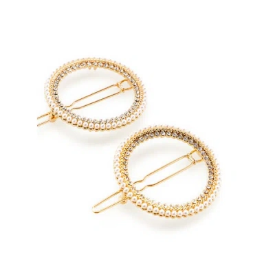 Au Printemps Paris Hair Clip In Gold