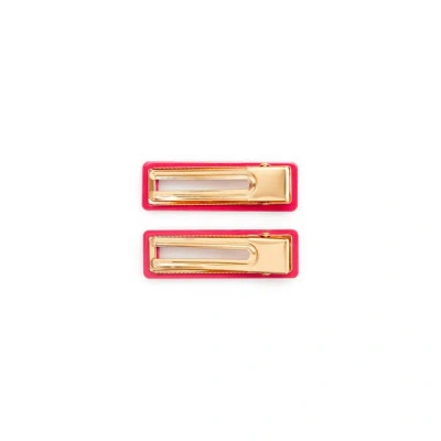 Au Printemps Paris Hair Clip In Gold