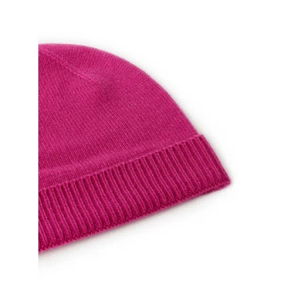 Au Printemps Paris Bonnet Côtelé En Cachemire In Pink